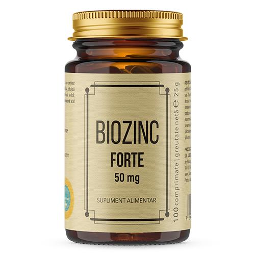 Biozinc Forte 50mg 100 cpr, Laboratoarele Remedia